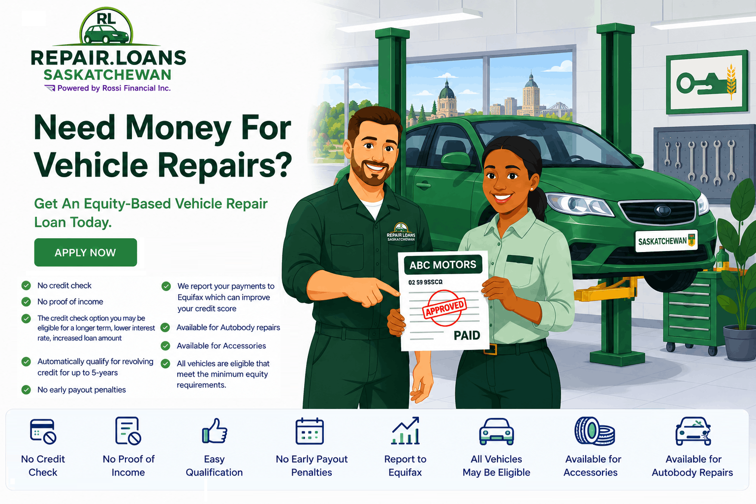 Repair Loans Saskatchewan