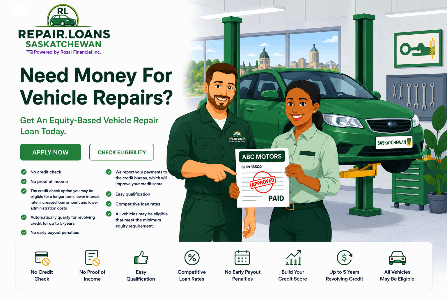 Repair Loans Saskatchewan